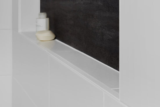 Schluter SCHIENE Profilé radius de bordure de mur/plancher aluminium étain 3/8" (10 mm) x 8' 2-1/2"