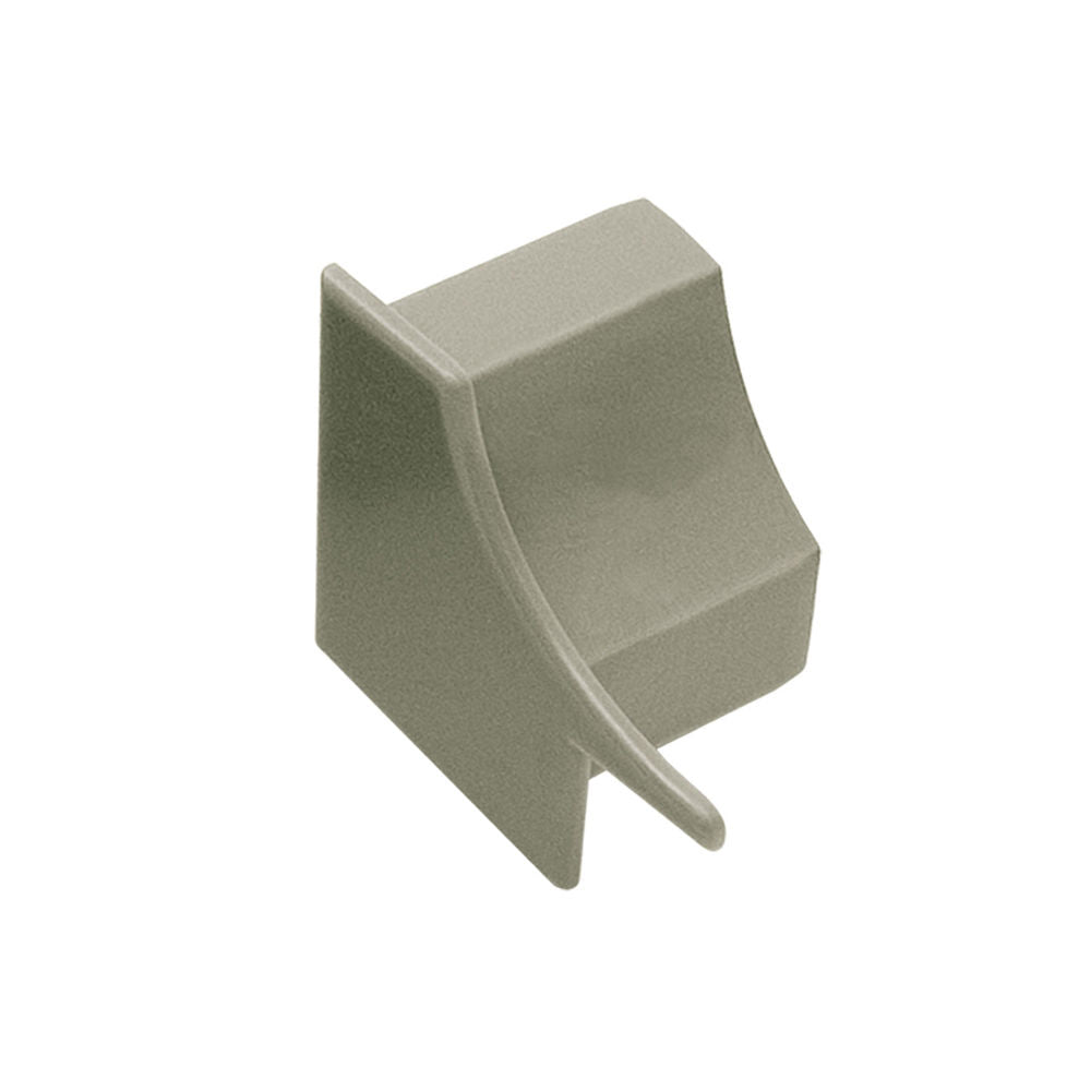 Schluter DILEX-HK Cap de fermeture gauche - plastique PVC gris