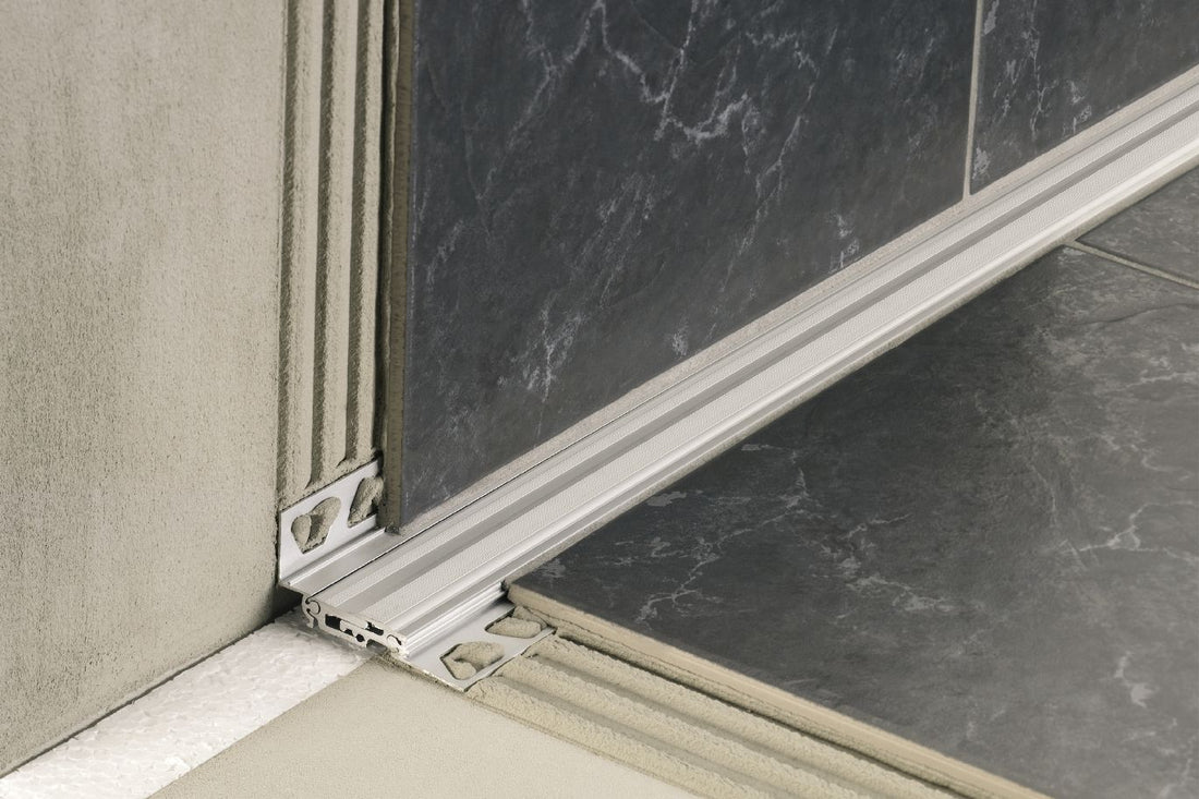 Schluter DILEX-BTO profilé de joint d'expansion en aluminium anodisé mat, 15 mm (9/16 po) × 8 pi 2½ po