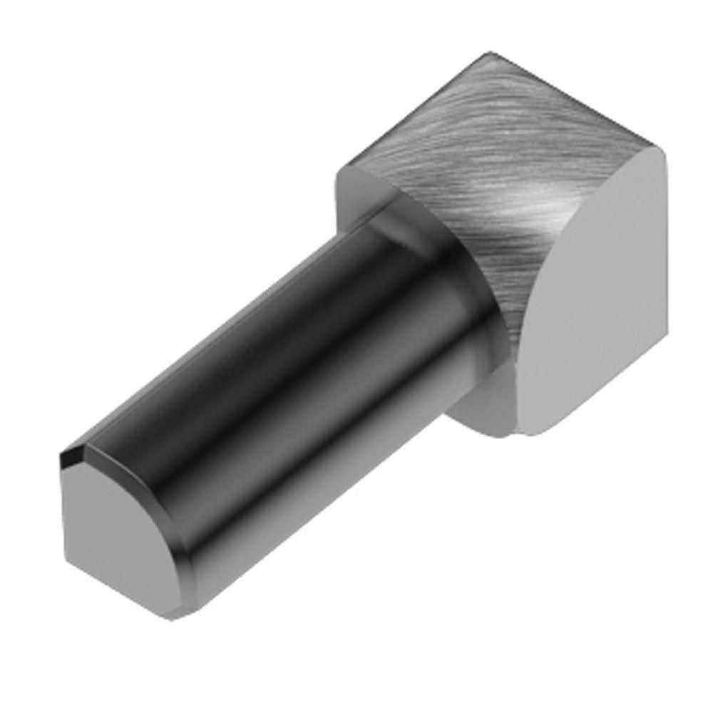 Schluter RONDEC Coin intérieur 90° - aluminium anodisé chrome brossé 1/2" (12.5 mm)