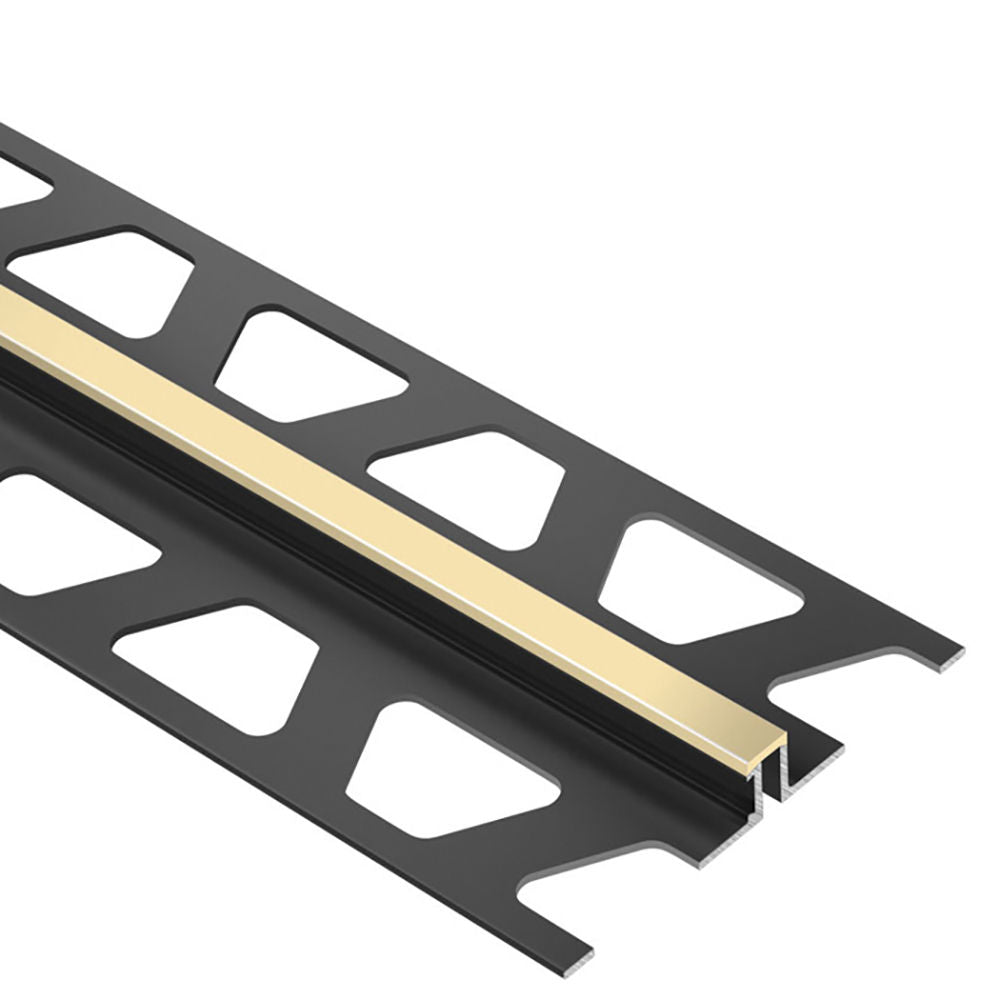 Schluter DILEX-BWS Profilé pour joint de surface avec zone de mouvement de 3/16" - plastique PVC sable 11/32" (9 mm) x 8' 2-1/2"