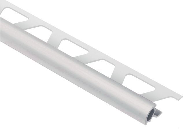 Schluter RONDEC Bullnose Trim - Plastique (PVC) Gris Clair 1/2" (12.5 mm) x 8' 2-1/2"