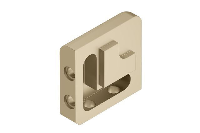 Schluter JOLLY Coin extérieur 90° Aluminium Sable 1/2" (12.5 mm)