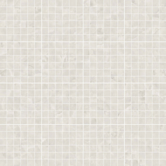 Carreaux de céramique Collection Serena 2x2 po Avorio fini poli, ton ivoire brillant pour mosaïque