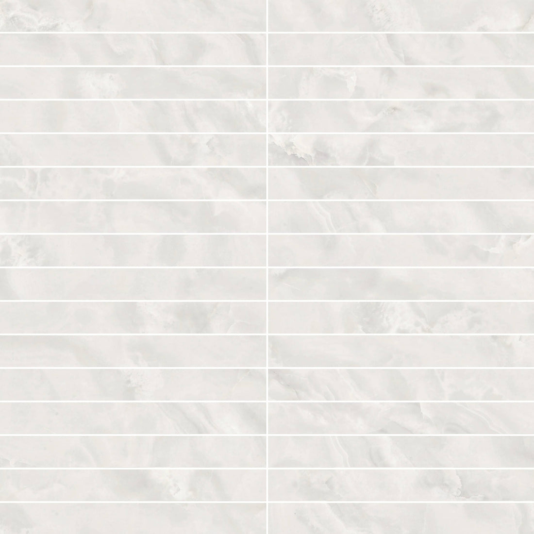 Carreaux de céramique Collection Serena 3 po x 24 po Bianco finition mate rectangulaires