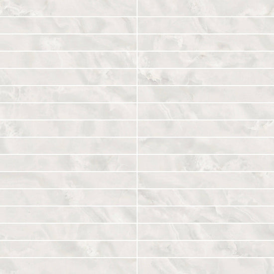 Carreaux de céramique Collection Serena 3 po x 24 po Bianco finition mate rectangulaires