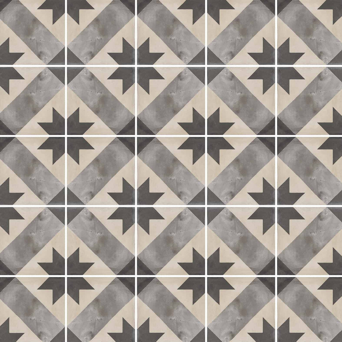 <img alt="Carreaux de céramique Collection Terra 8 po x 8 po, carreau carré motif Stella F" />