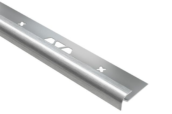 Schluter VINPRO-RO Profilé rond aluminium anodisé chrome brossé 19/64" (7.5 mm) x 8' 2-1/2"