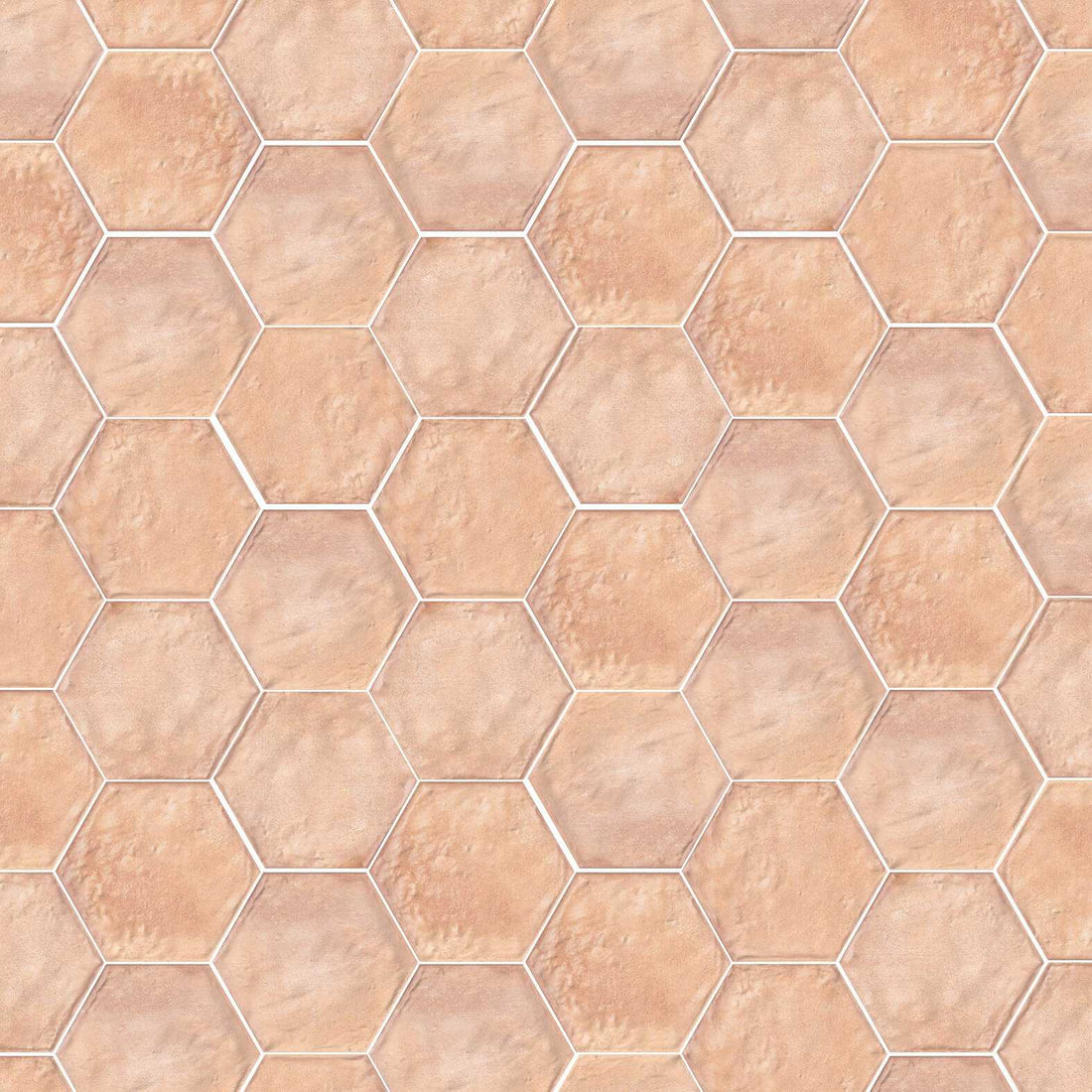 Carreaux de céramique | Collection Forme - 7 po x 8 po He x Rosato 7 po x 8 po He x Mat