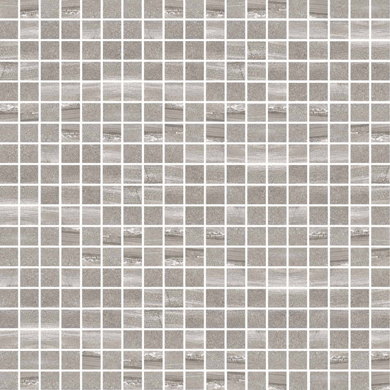 Carreaux de céramique Collection Paros 2 po x 2 po, gris foncé mat, petit format carré