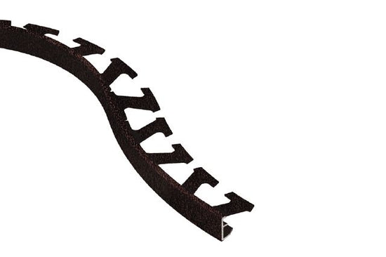 Schluter SCHIENE Profilé radius de bordure de mur aluminium bronze 5/16" (8 mm) x 8' 2-1/2"