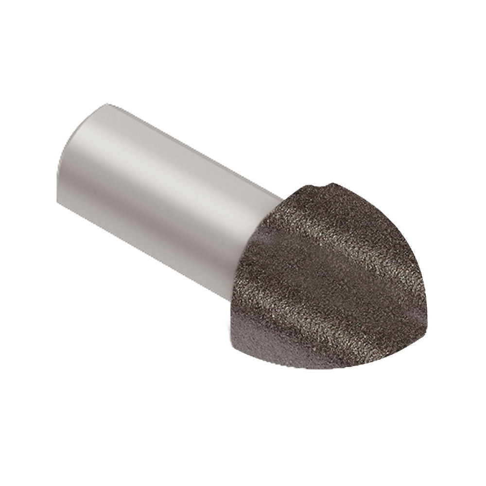 Schluter RONDEC Coin extérieur 90° - aluminium anthracite clair 1/4" (6 mm)