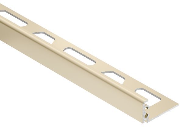 Schluter JOLLY Moulure de bordure de mur Aluminium Sable 1/2" (12.5 mm) x 8' 2-1/2"