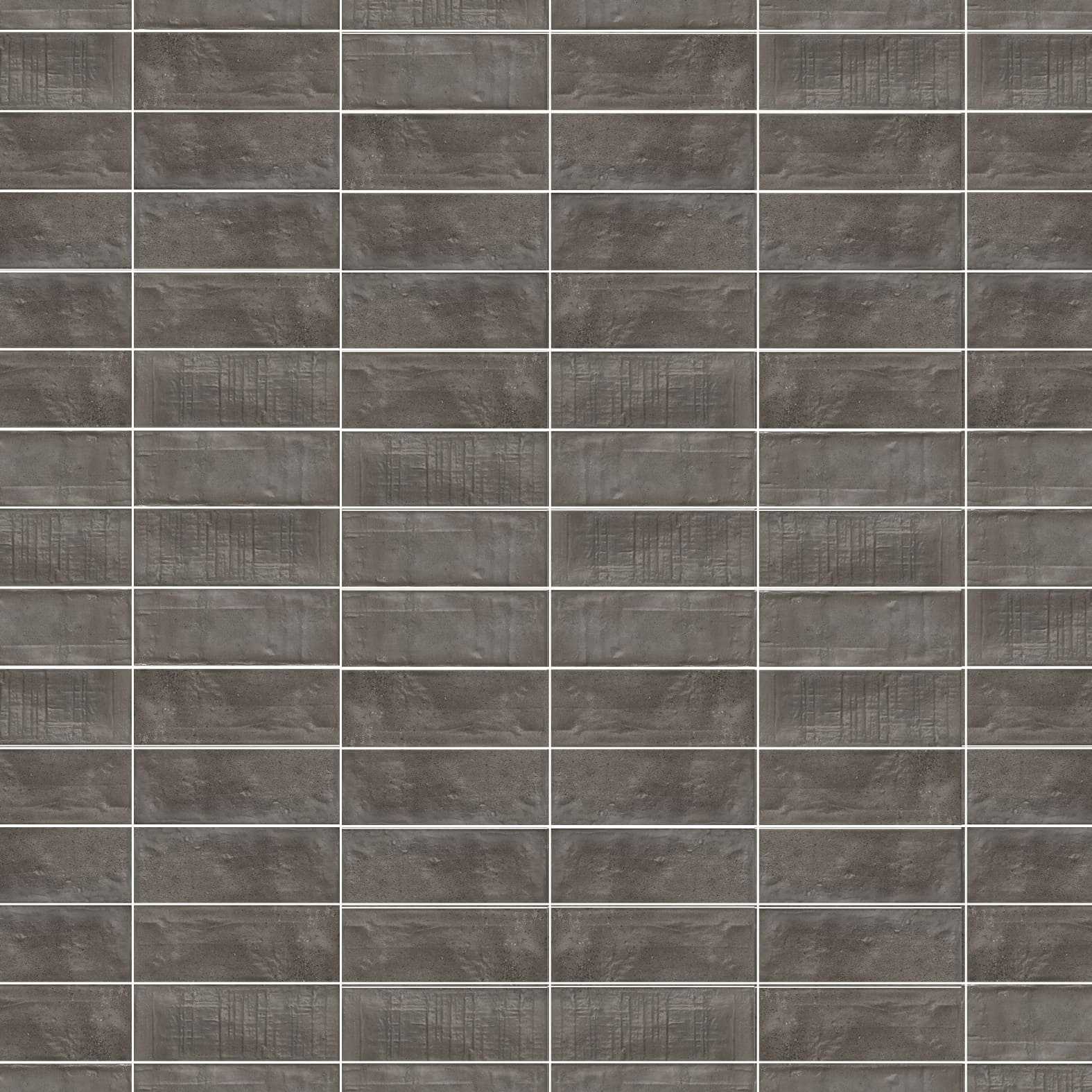 Carreaux de céramique Collection Forme 3 po x 8 po Antracite, fini mat, texture lisse