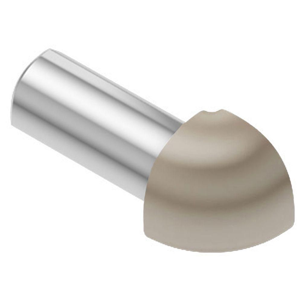 Schluter RONDEC Coin extérieur 90° - aluminium anodisé beige clair 1/2" (12.5 mm)