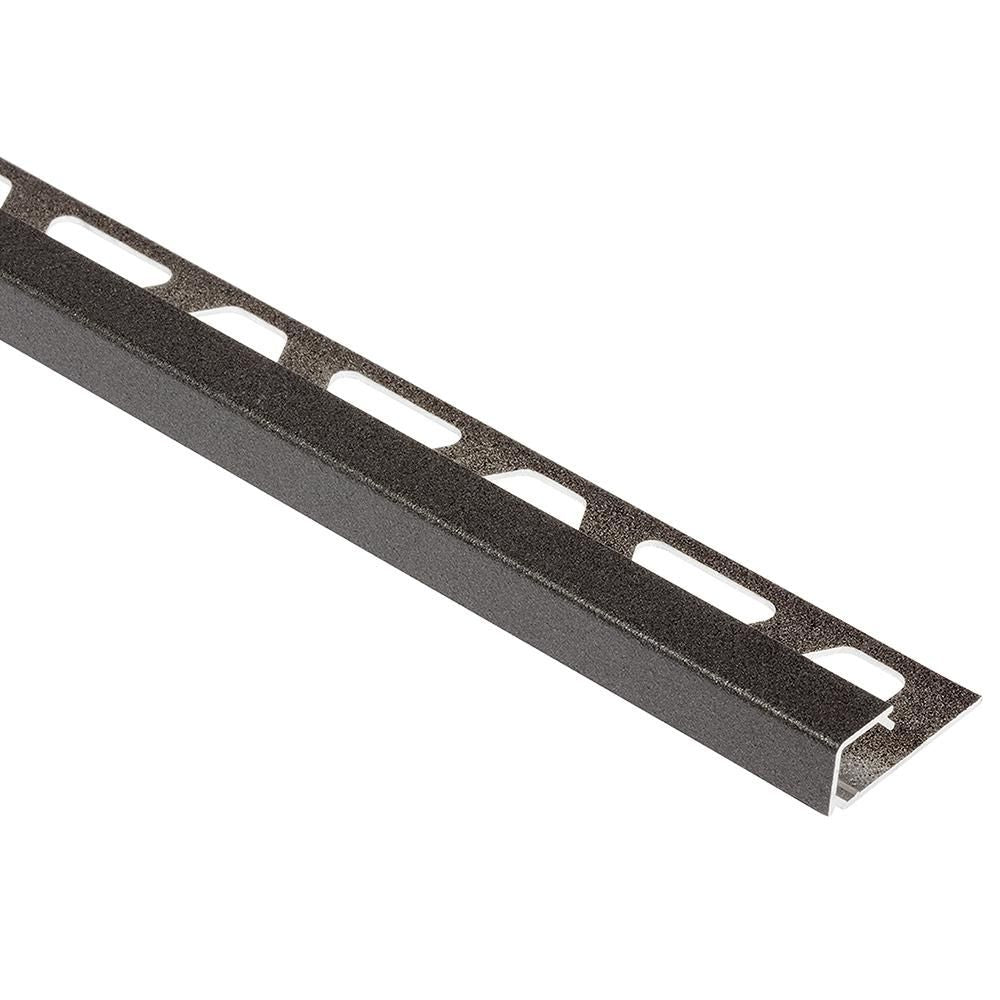 Schluter QUADEC Profilé de bordure carré - aluminium anthracite foncé 3/16" (4.5 mm) x 8' 2-1/2"