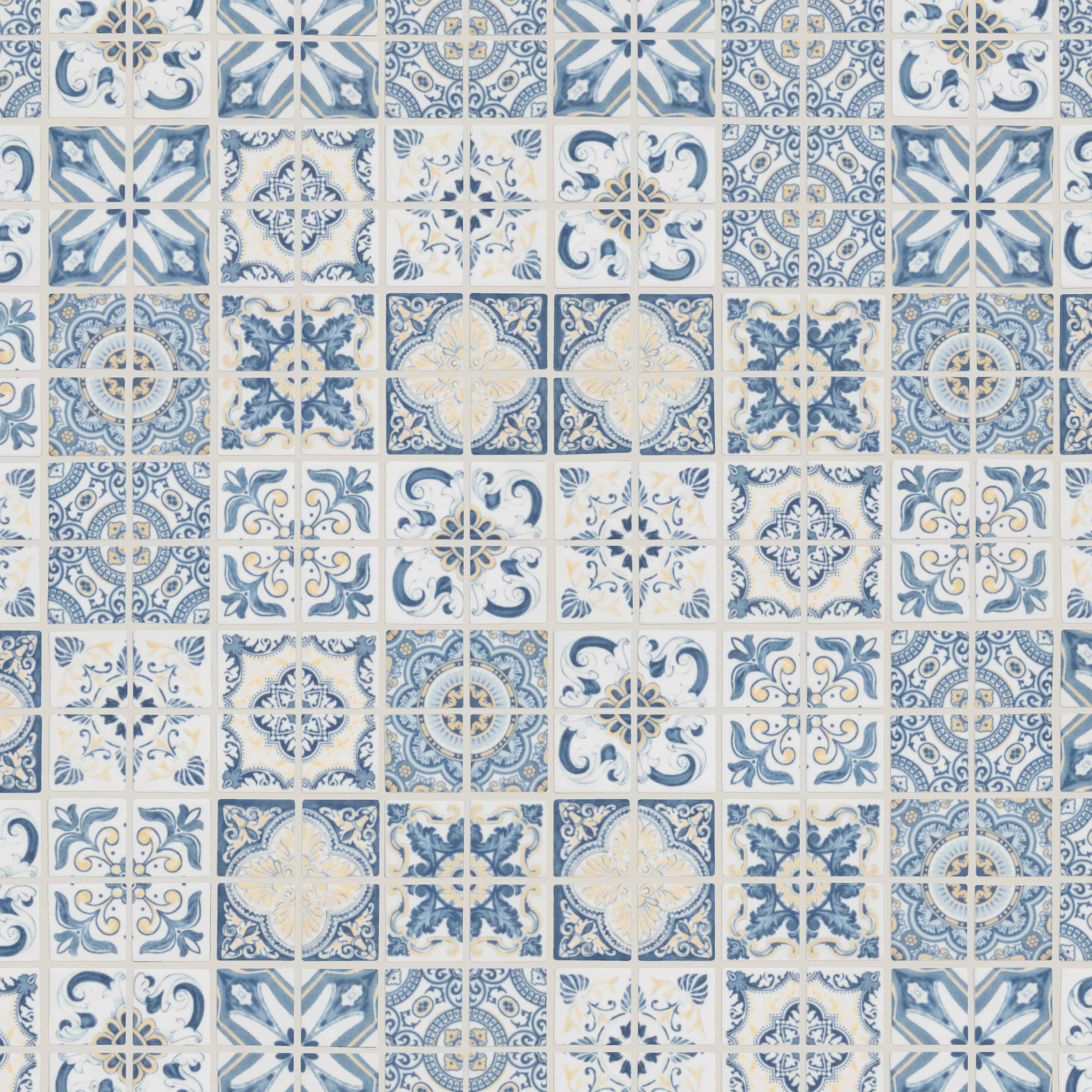 Carreaux de céramique | Collection Majolica - Mosaïque - 2 po x 2 po