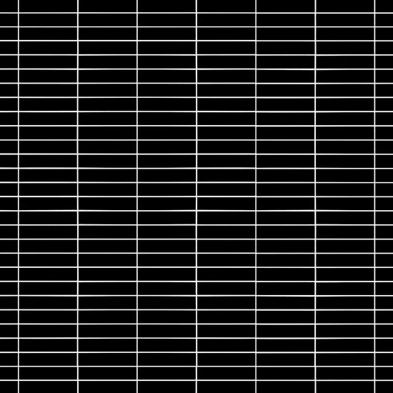 Carreaux de céramique Collection Stack mosaïque 1 po x 6 po Nero noir tuiles rectangulaires