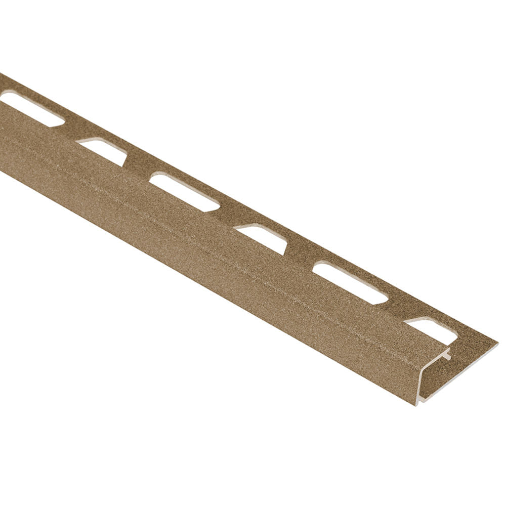 Schluter QUADEC Profilé de bordure carré - aluminium beige 3/8" (10 mm) x 8' 2-1/2"