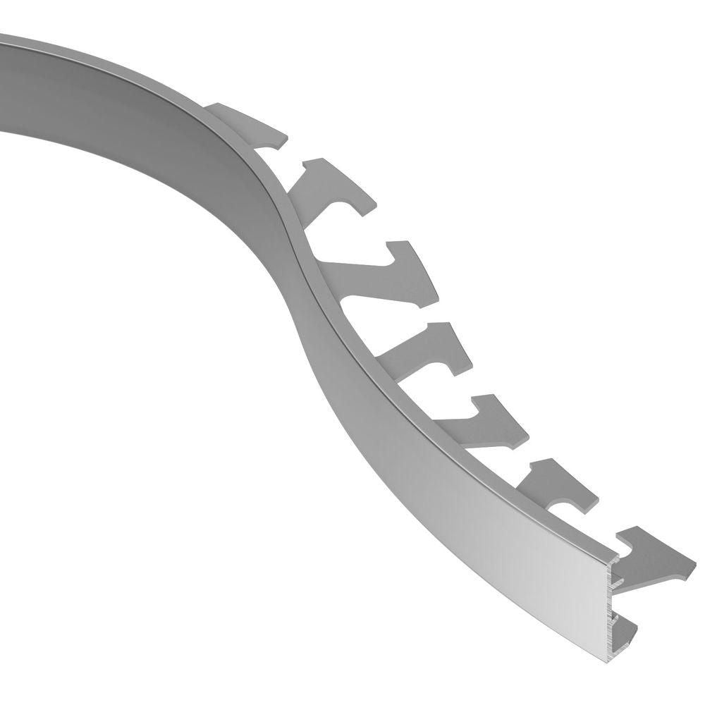 Schluter SCHIENE Profilé radius de bordure pour plancher aluminium 3/4" (20 mm) x 8' 2-1/2"