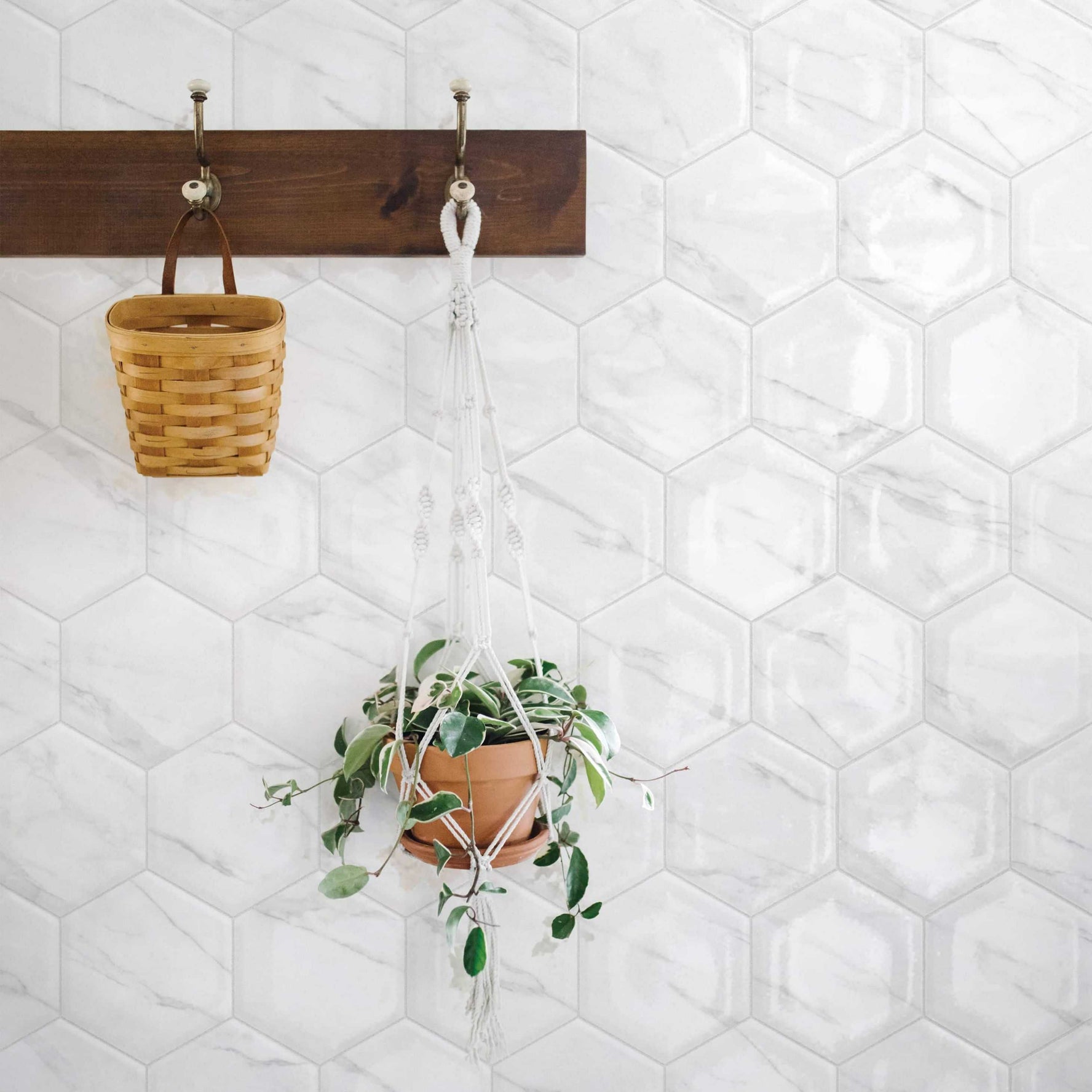 Carreaux de céramique | Collection Neve - 6 po x 7 po He x