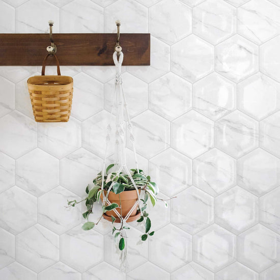 Carreaux de céramique | Collection Neve - 6 po x 7 po He x