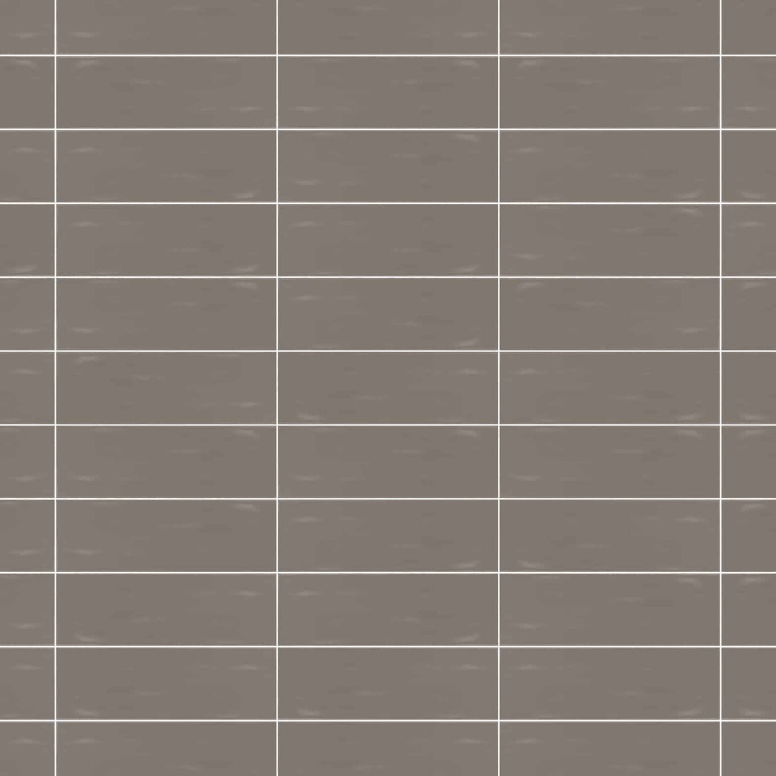 Carreaux de céramique | Collection Basato - 4 po x 12 po Cenere 4 po x 12 po Lustré