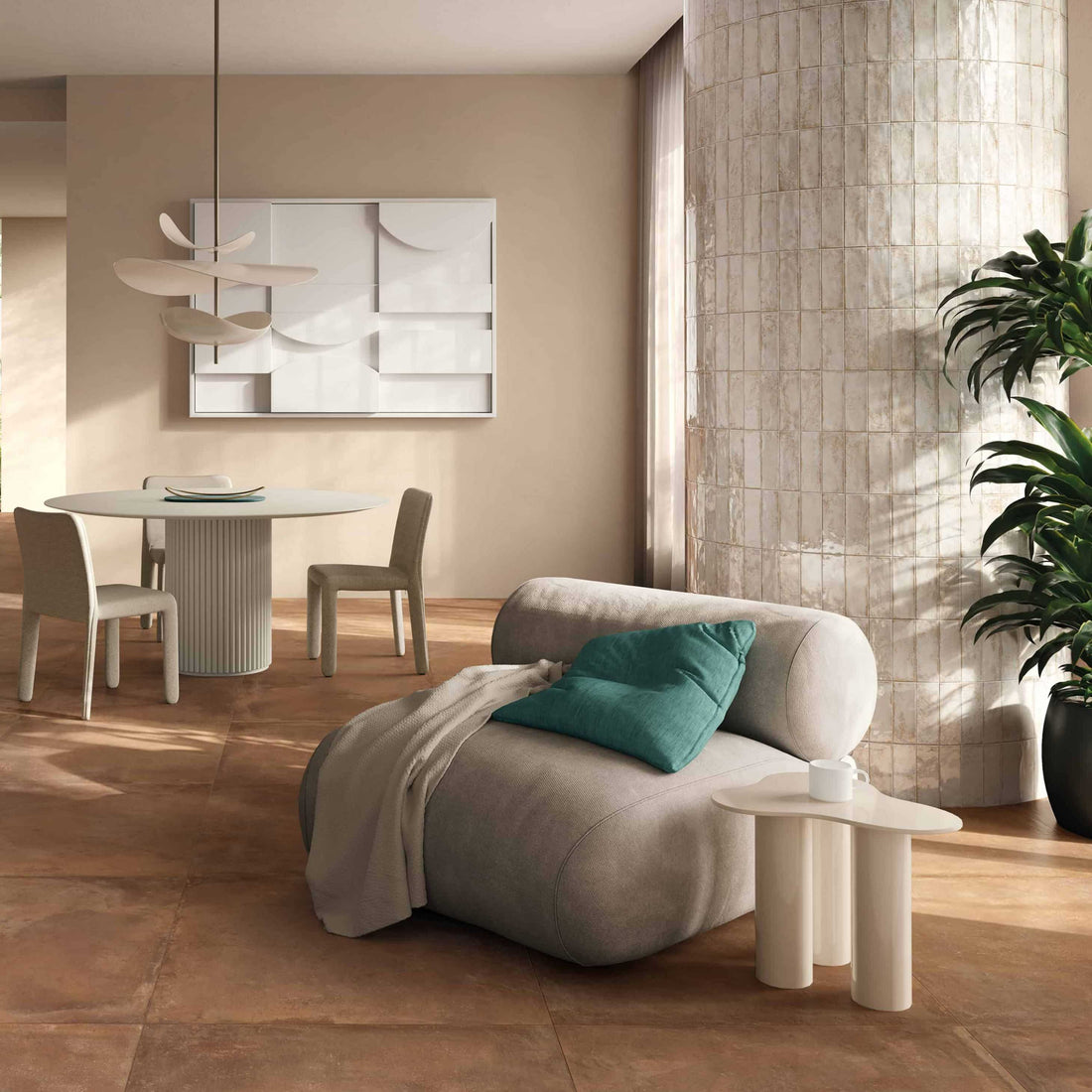 Carreaux de céramique | Collection Forme - 8 po x 8 po