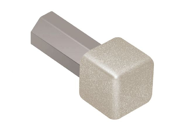 Schluter QUADEC Coin intérieur/extérieur 90° - aluminium crème 3/16" (4.5 mm)