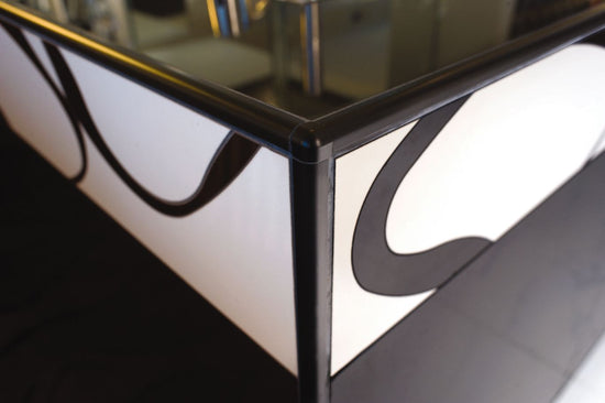 Schluter RONDEC Coin intérieur 90° - aluminium avec un aspect d'acier inoxydable 1/4" (6 mm)