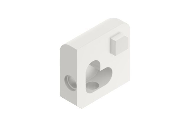 Schluter JOLLY Coin extérieur 90° Aluminium Blanc mat 3/8" (10 mm)