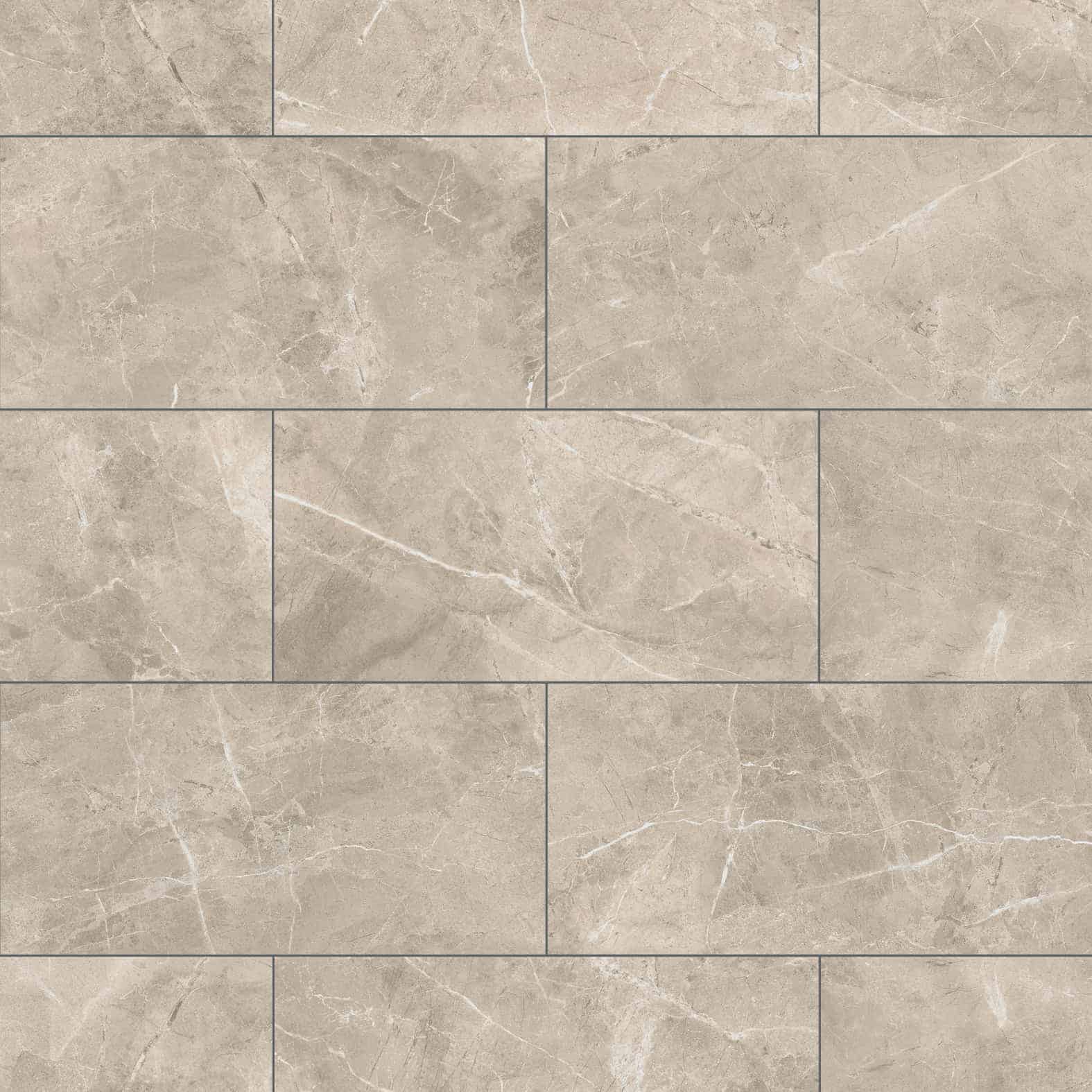 Carreaux de céramique | Collection District - 12 po x 24 po Taupe 12 po x 24 po Mat
