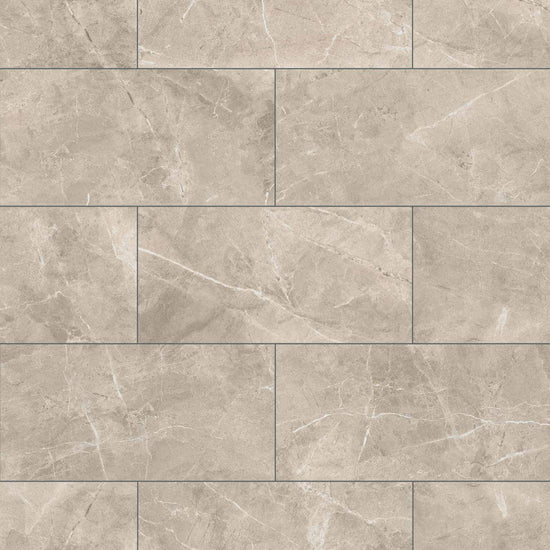 Carreaux de céramique | Collection District - 12 po x 24 po Taupe 12 po x 24 po Mat