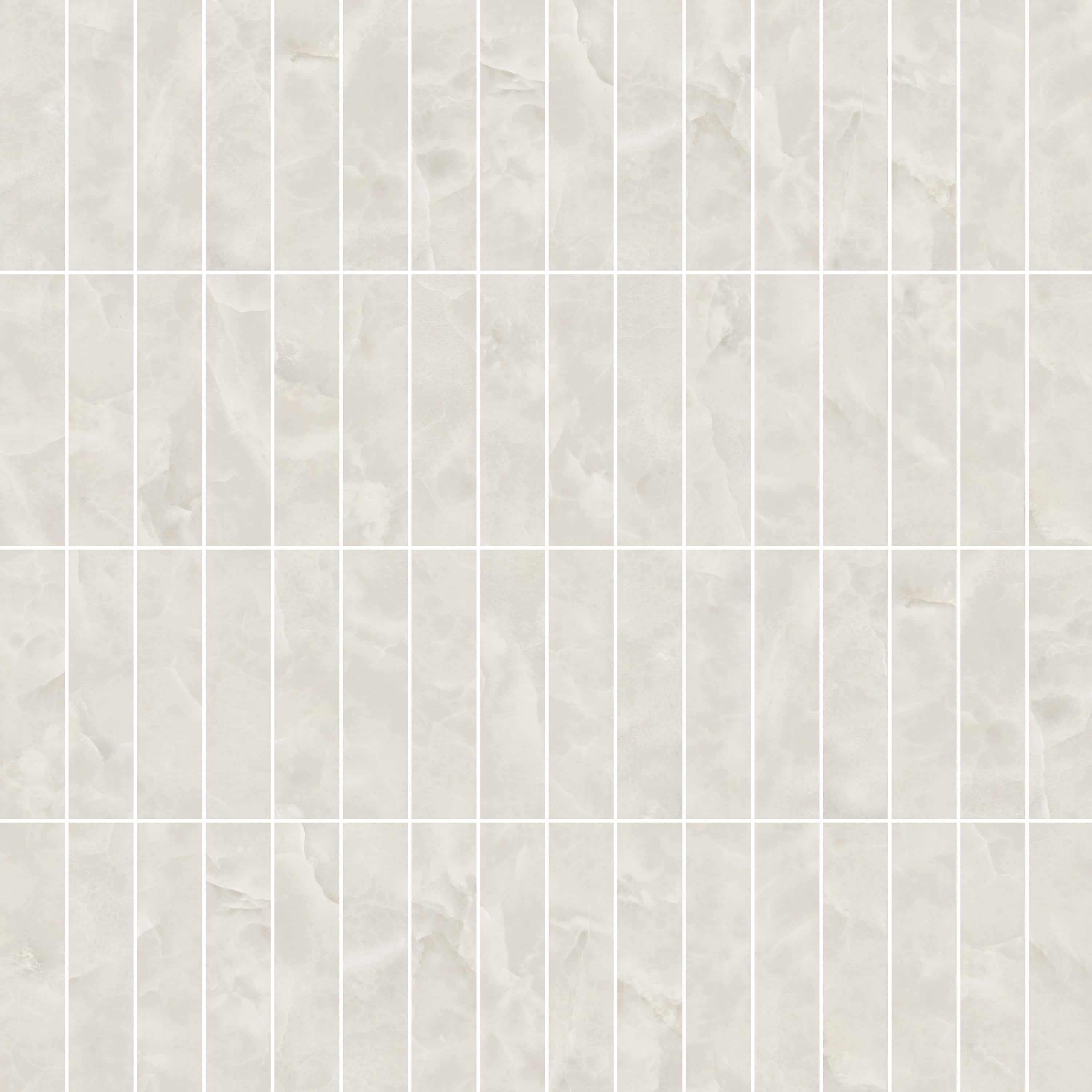 Carreaux de céramique Collection Serena 3 po x 12 po Avorio, finition polie, ton ivoire