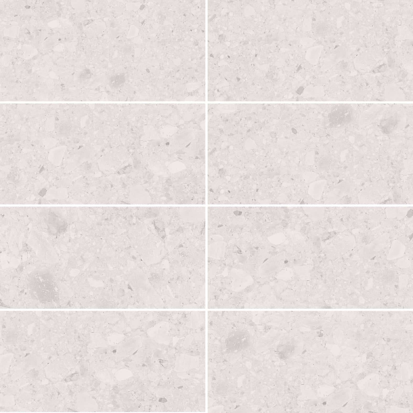 Carreaux de céramique Collection Flodsten 12 po x 24 po blanc mat, grand format