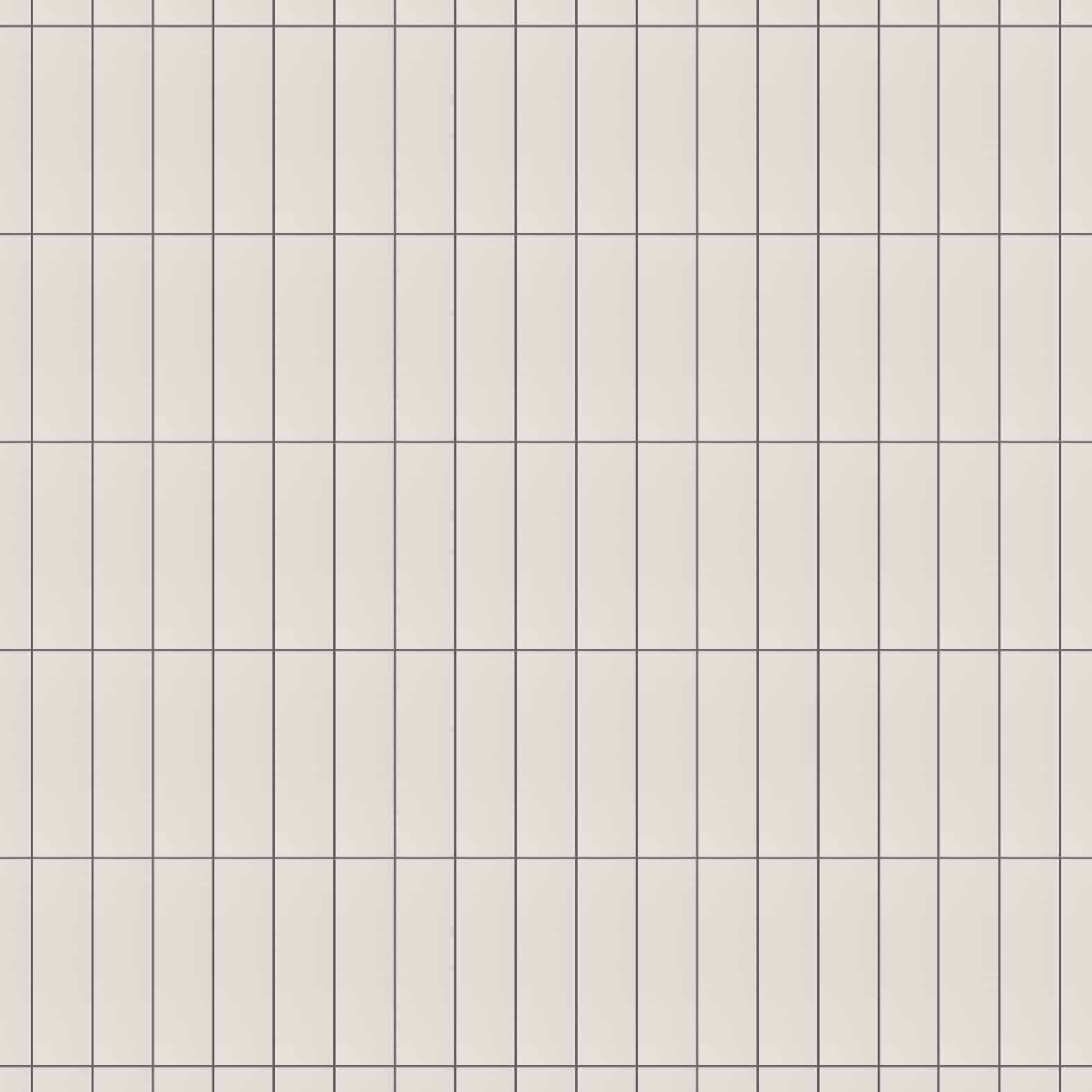 Carreaux de céramique | Collection Vibe - 2,5 po x 8 po - Gesso blanc cassé mat, rectangulaires, finition lisse