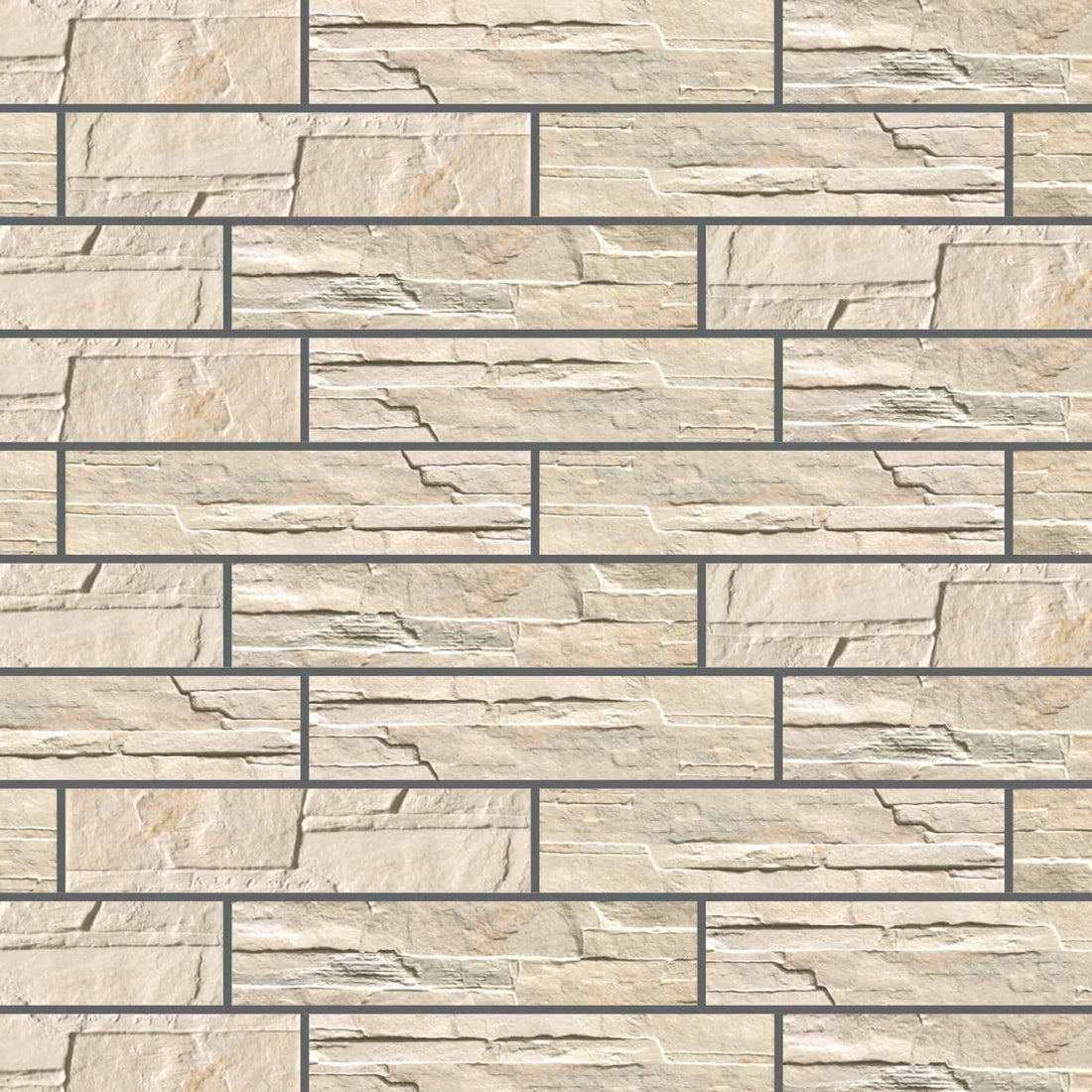 Carreaux de céramique Pavé Wall Dolmen 4 po x 18 po Corda 1120 - format rectangulaire, aspect pavé mural