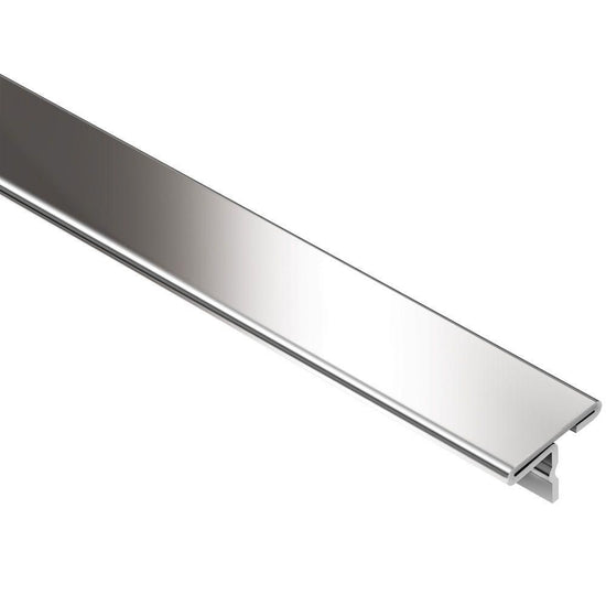 Schluter RENO-T Profilé de transition large en "T' - acier inoxydable (V2) 1" (25 mm) x 8' 2-1/2" x 11/32"