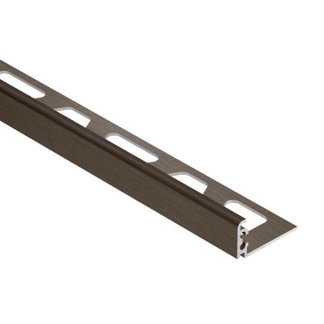 Schluter JOLLY Moulure de bordure de mur Aluminium Étain 1/2" (12.5 mm) x 10'