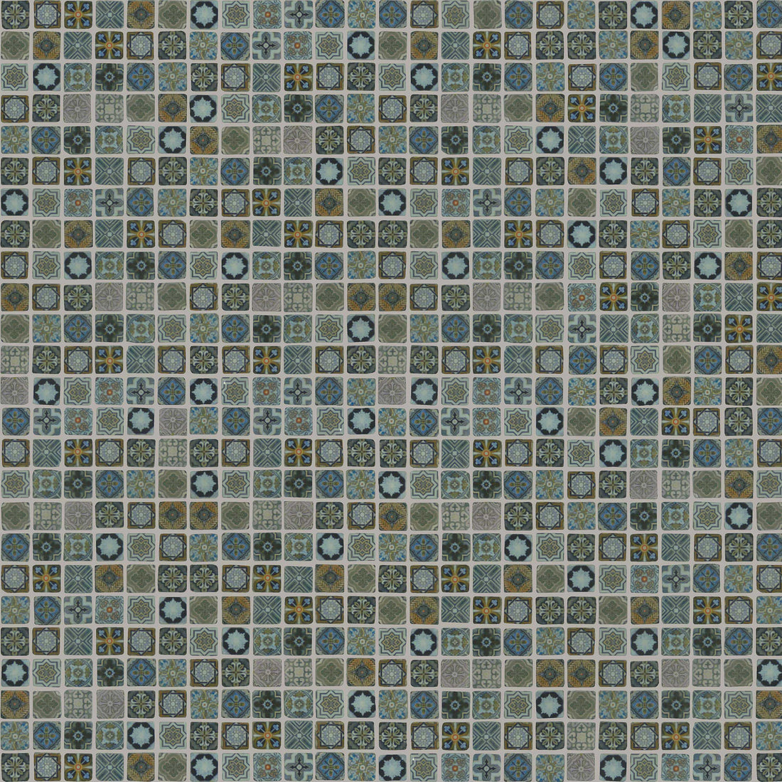 Carreaux de céramique | Collection Jamila - Mosaïque - 1 po x 1 po
