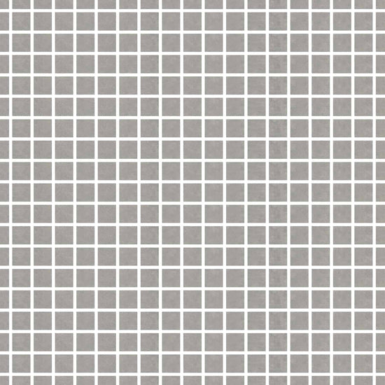 Carreaux de céramique Collection Newcon 2 po x 2 po, gris argent, fini mat