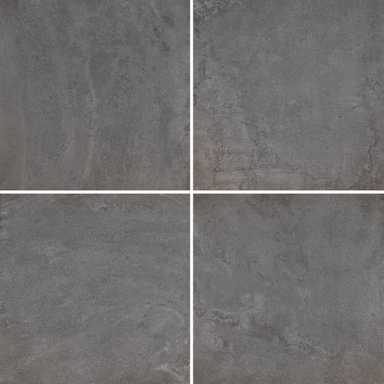 Carreaux de céramique Collection Chicago 24 po x 24 po Nuit finition mat, grande dalle