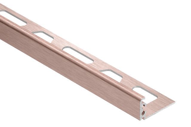 Schluter JOLLY Moulure de bordure de mur Aluminium anodisé Cuivre brossé 1/2" (12.5 mm) x 8' 2-1/2"