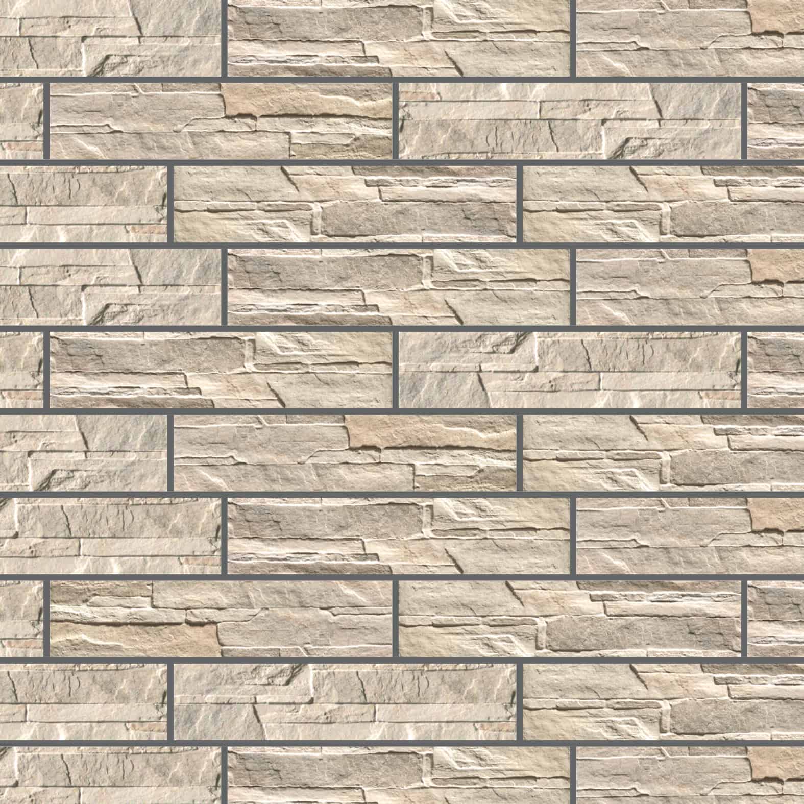 Carreaux de céramique Pavé Wall Dolmen 4 po x 18 po, teinte Savana 1121, format rectangulaire allongé pour mur