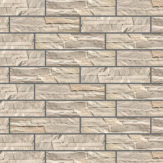 Carreaux de céramique Pavé Wall Dolmen 4 po x 18 po, teinte Savana 1121, format rectangulaire allongé pour mur