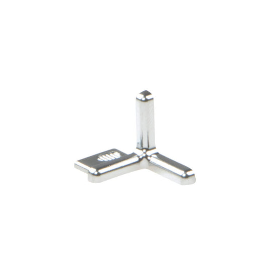 Schluter INDEC Profilé de bordure pour carrelage - aluminium anodizé chrome poli 7/16" (11 mm) x 8' 2-1/2"