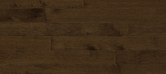 Preverco Flex19 bois d'ingénierie érable, nuance Espresso satiné, 5-1/8 po x 3/4 po