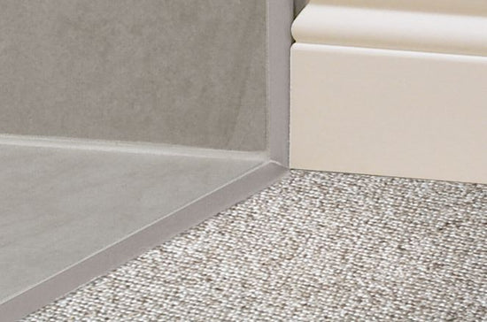 Schluter RENO-TK profilé réducteur en aluminium anodisé bronze antique 3/8 pouce (10 mm) × 8 pieds 2-1/2 pouces