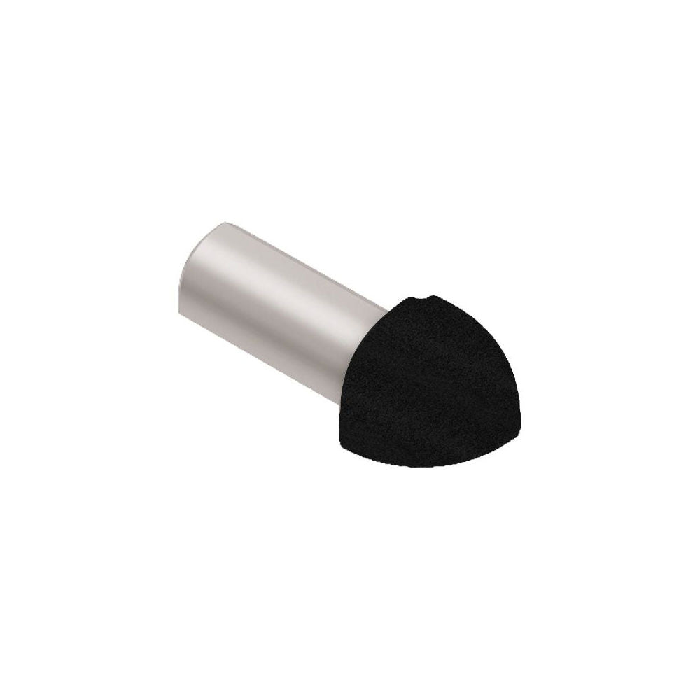 Schluter RONDEC Coin extérieur 90° - aluminium anodisé noir mat 7/16" (11 mm)