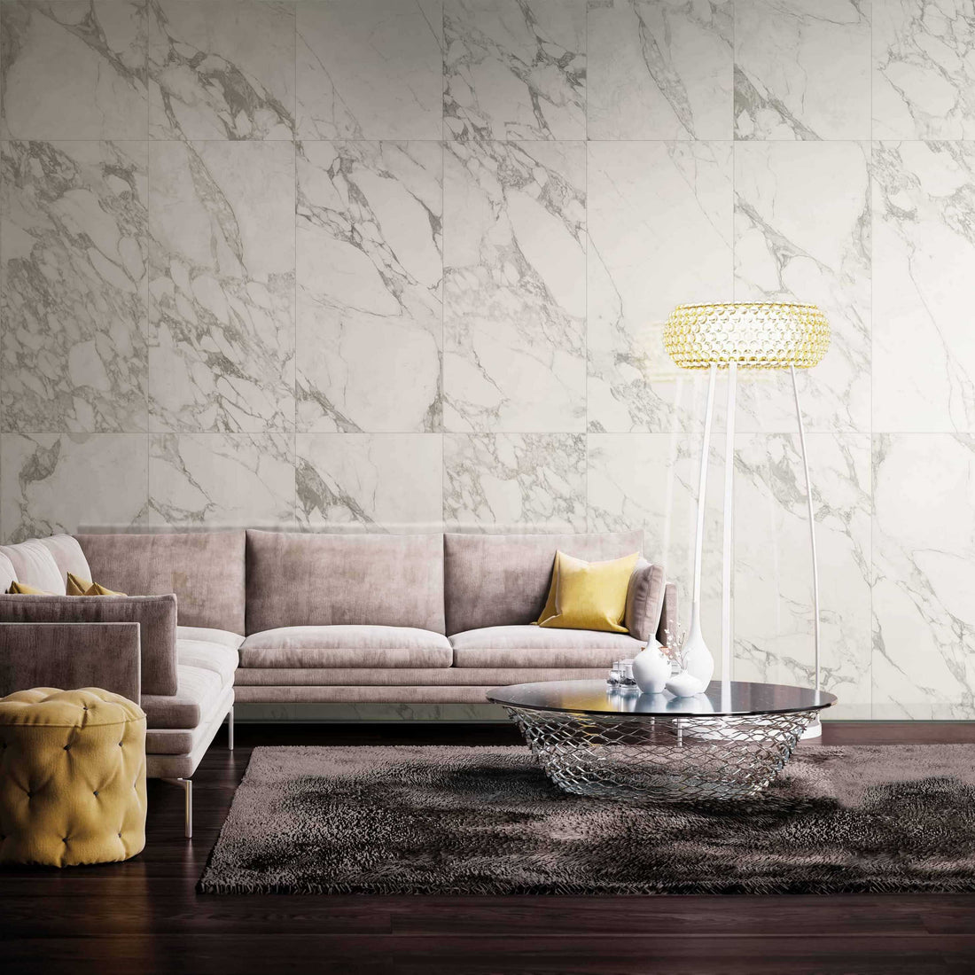 Carreaux de céramique | Collection Marmi Classici - 24 po x 48 po